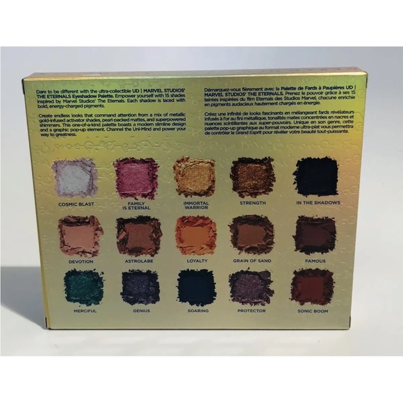 NWT Urban Decay Marvel Eternals 15 Shade Eye Shadow Palette Special Edition - Picture 3 of 5
